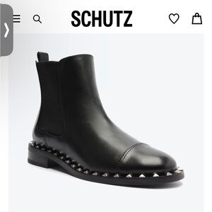 Brand new, never been worn SCHUTZ Tanner leather booties. Size 7.5